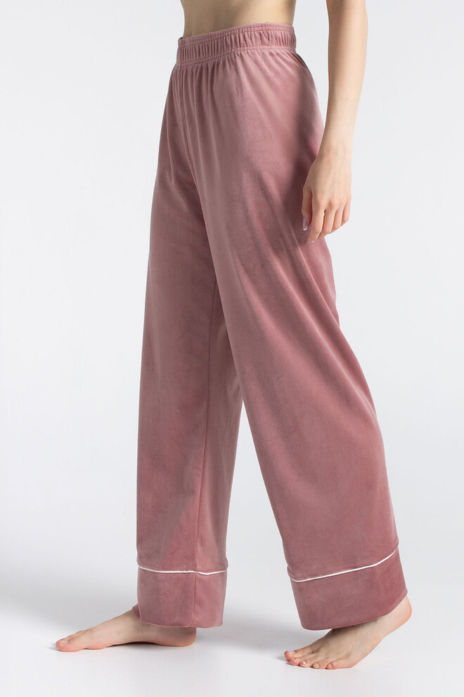 Комплект штани та кофта на ґудзиках із поясом SOFT WINTER 5509/080 Giulia (dusty rose), рожевий