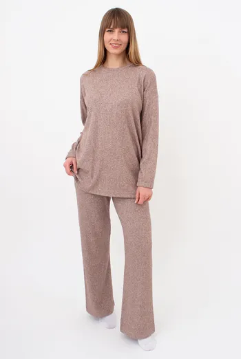 Комплект свободного кроя WARMLY TOUCH 5809/150 Giulia (dark beige melange), бежевый Комплект свободного кроя WARMLY TOUCH 5809/150 Giulia (dark beige melange), бежевый