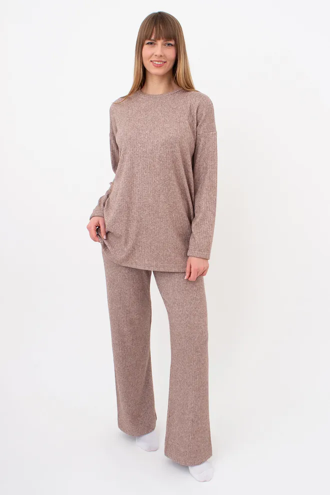 Комплект вільного крою WARMLY TOUCH 5809/150 Giulia (dark beige melange), бежевий