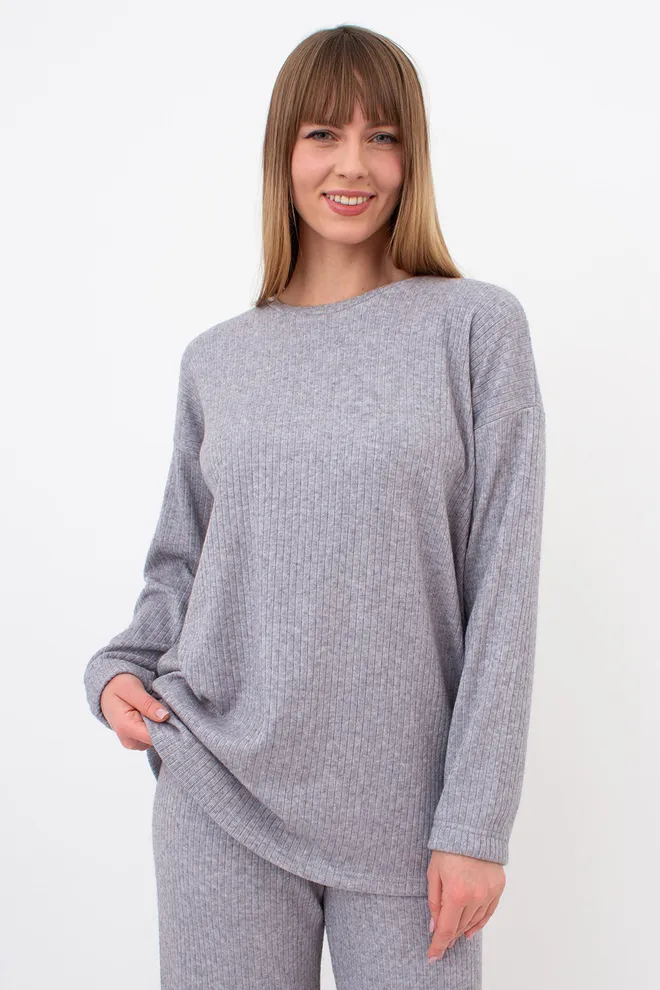 Комплект вільного крою WARMLY TOUCH 5809/150 Giulia (light grey melange), сірий