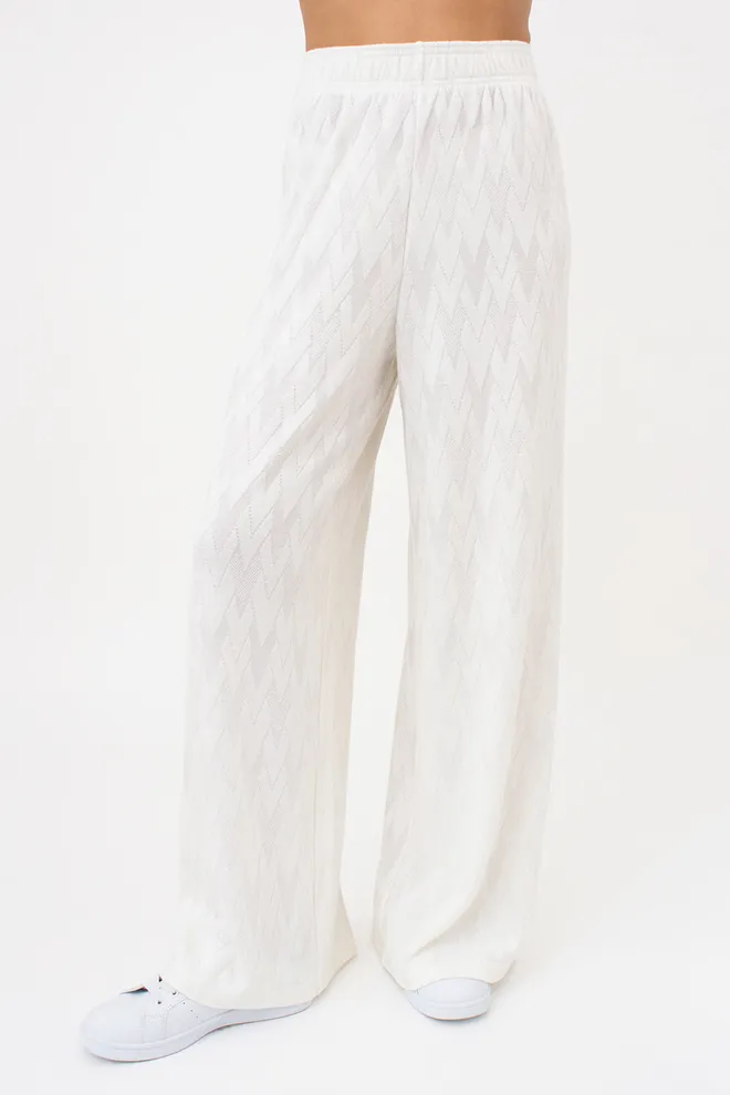 Комплект з ангори футболка та штани палаццо LIGHT ESSENCE 5122/250 Giulia (milk), білий