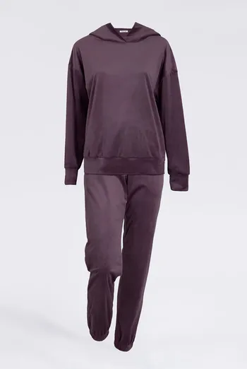 Комплект из велюра SOFT WINTER 5814/080 Giulia (dark lavender), фиолетовый Комплект из велюра SOFT WINTER 5814/080 Giulia (dark lavender), фиолетовый