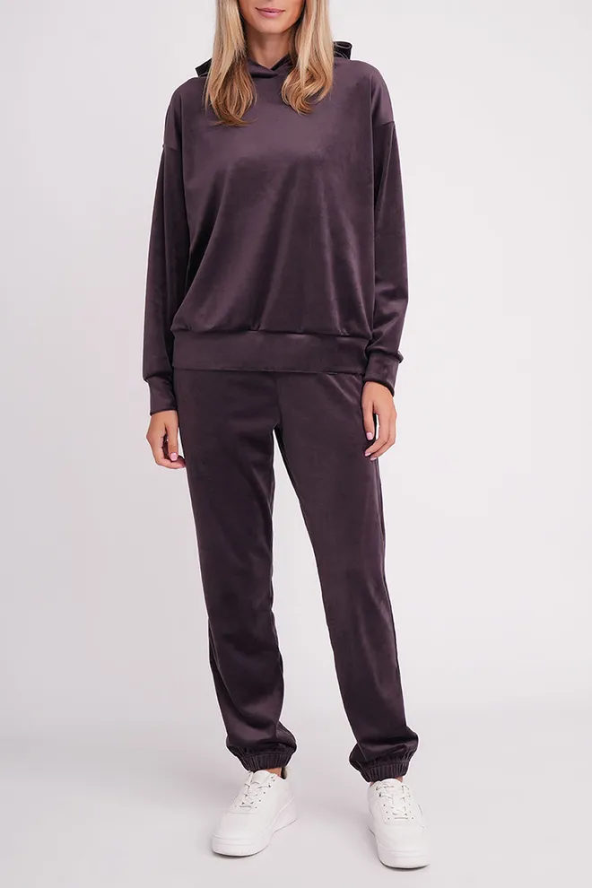 Комплект з велюру SOFT WINTER 5814/080 Giulia (dark lavender), фіолетовий