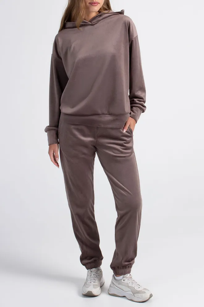 Комплект з велюру SOFT WINTER 5814/080 Giulia (mokko), коричневий