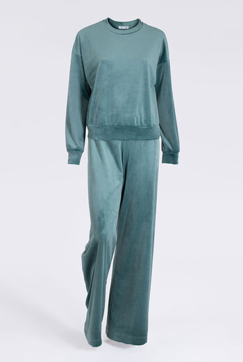 Комплект из велюра SOFT WINTER 5815/080 Giulia (jade green), зеленый