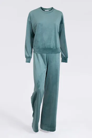 Комплект из велюра SOFT WINTER 5815/080 Giulia (jade green), зеленый