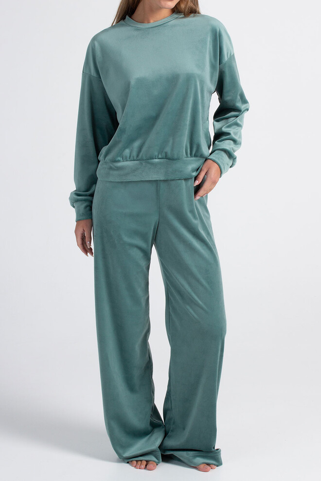 Комплект из велюра SOFT WINTER 5815/080 Giulia (jade green), зеленый