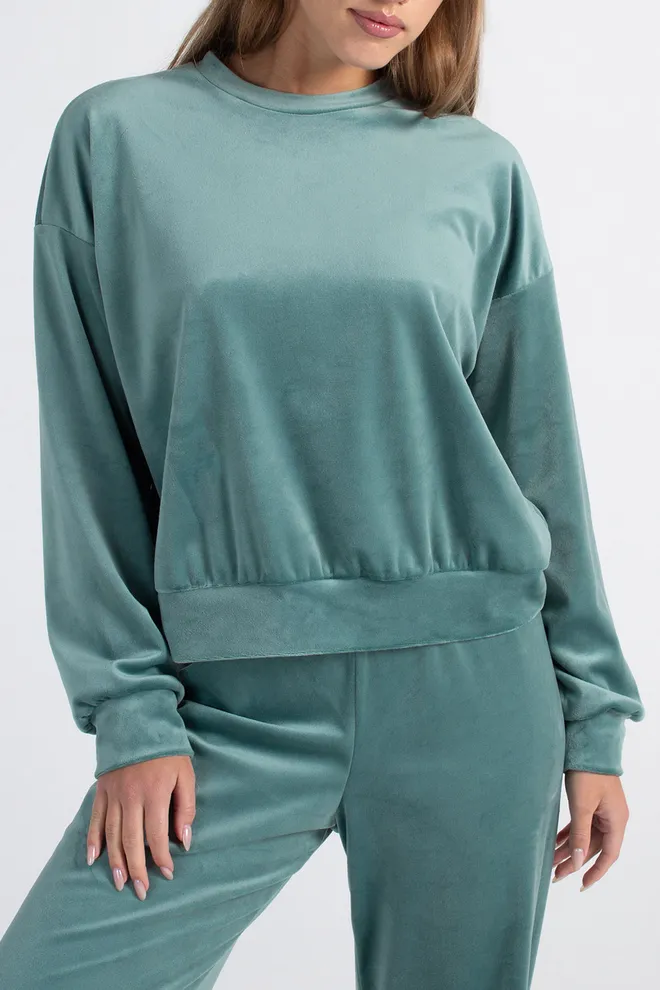 Комплект з велюру SOFT WINTER 5815/080 Giulia (jade green), зелений