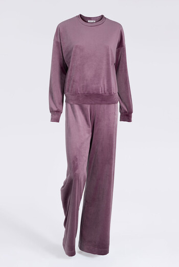 Комплект из велюра SOFT WINTER 5815/080 Giulia (lavender purple), фиолетовый Комплект из велюра SOFT WINTER 5815/080 Giulia (lavender purple), фиолетовый