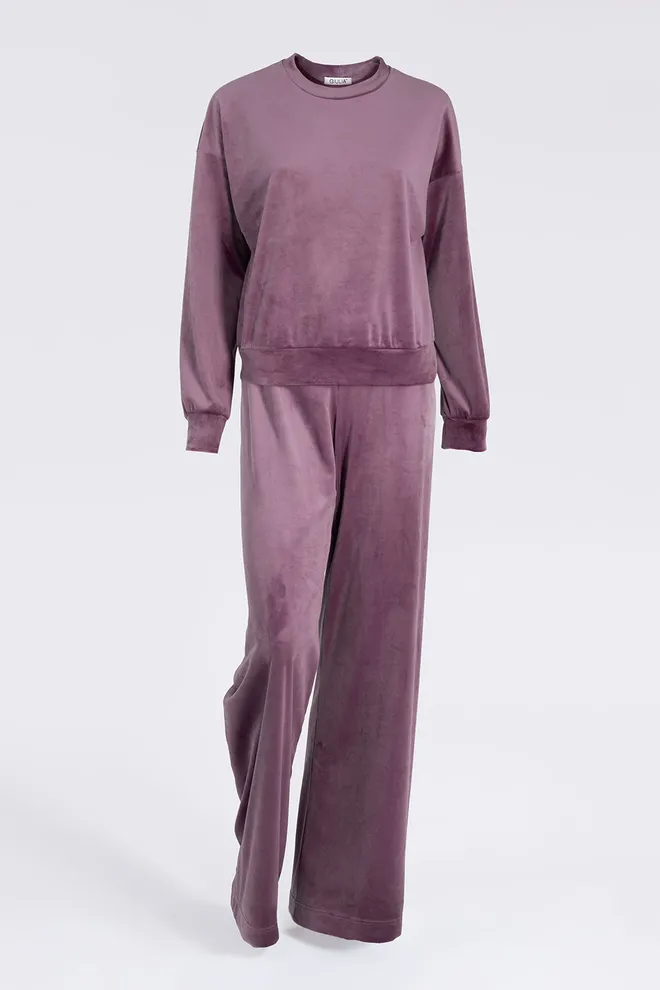 Комплект з велюру SOFT WINTER 5815/080 Giulia (lavender purple), фіолетовий