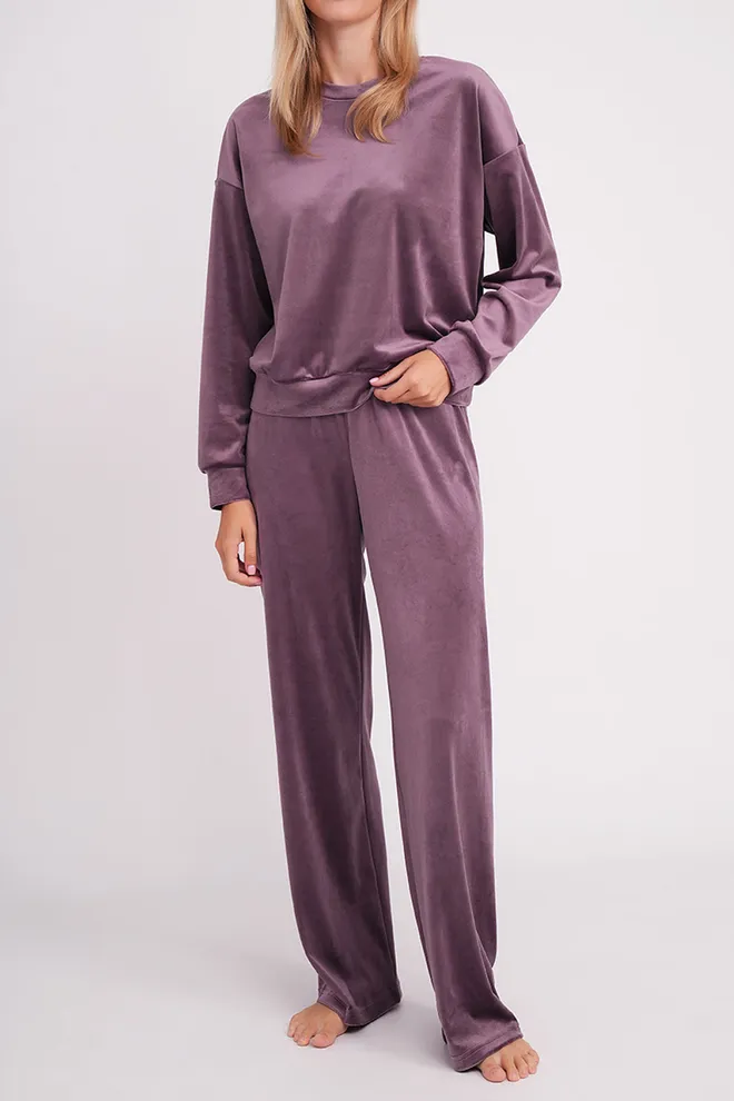 Комплект з велюру SOFT WINTER 5815/080 Giulia (lavender purple), фіолетовий