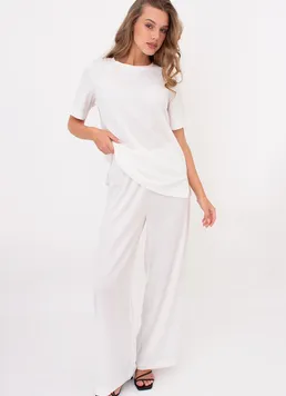 Комплект из жатки (футболка и штаны) RUMPLE RICH 5125/260 Giulia (milk), белый