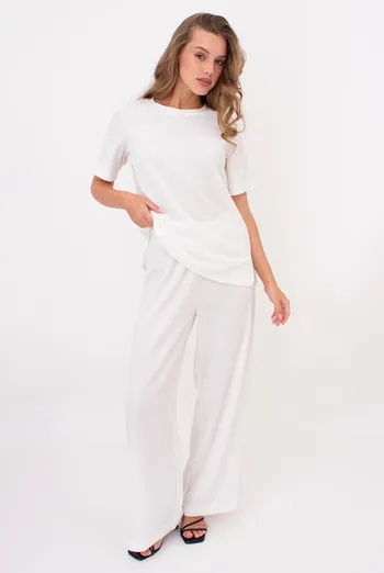Комплект из жатки (футболка и штаны) RUMPLE RICH 5125/260 Giulia (milk), белый