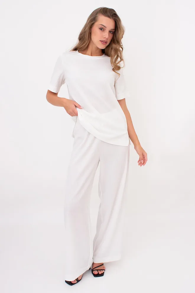 Комплект з жатки (футболка та штани) RUMPLE RICH 5125/260 Giulia (milk), білий