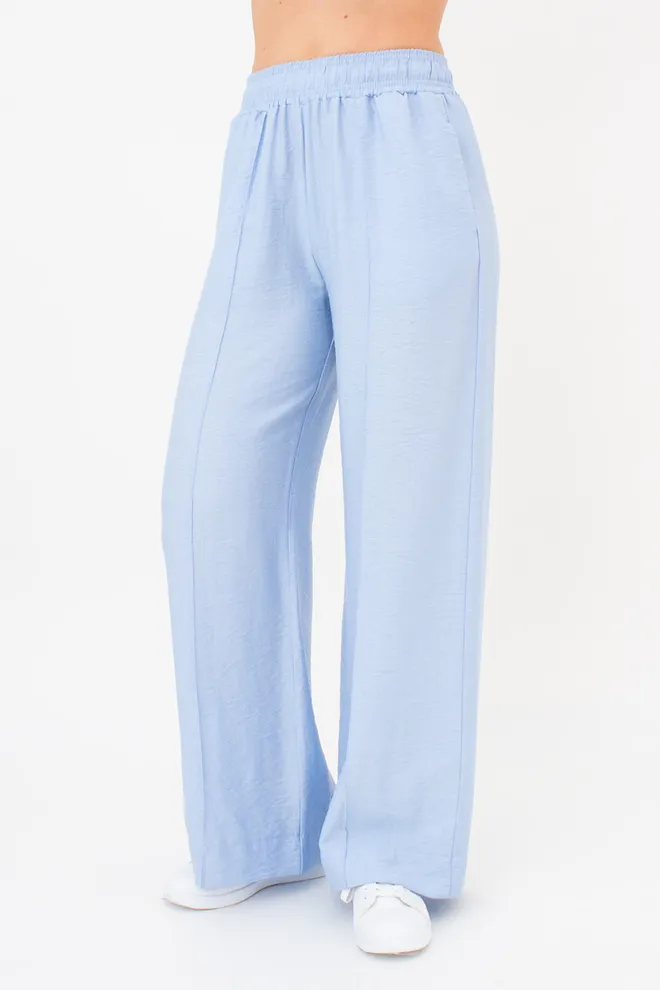 Комплект з жатого льону (сорочка та штани) VOYAGE 5401/220 Giulia (light blue), блакитний