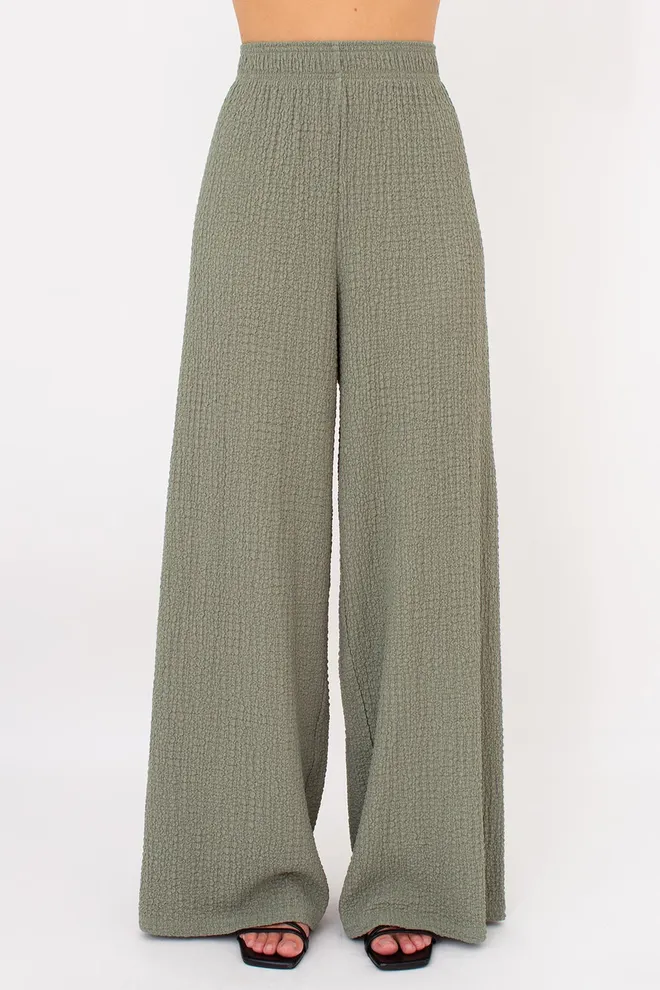 Комплект з жатої тканини (футболка та штани) WHISPERED FOLDS 5123/260 Giulia (mint green), зелений