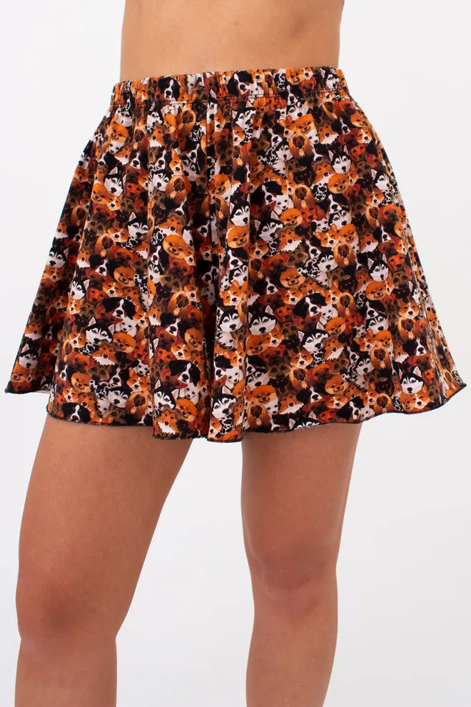 Піжама футболка та шорти з принтом собачки FUNKY DOGS 6126/010 Giulia (creamy beige/dog), бежевий