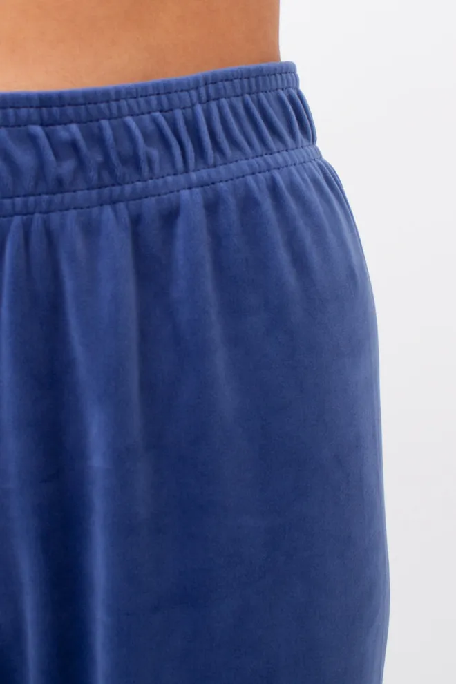 Комплект штани та кофта на ґудзиках із поясом SOFT WINTER 5509/080 Giulia (denim), синій