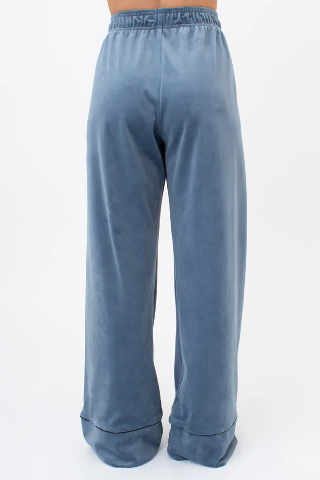 Комплект штани та кофта на ґудзиках із поясом SOFT WINTER 5509/080 Giulia (smoky blue), блакитний