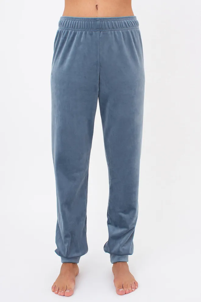 Штани жіночі теплі SOFT WINTER 4308/080 Giulia (smoky blue), блакитний