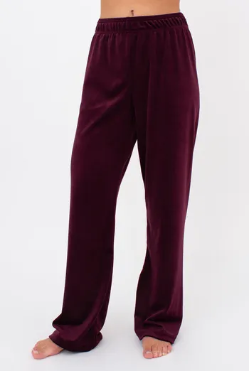 Штани жіночі вільного крою SOFT WINTER 4311/080 Giulia (winery), бордовий Штани жіночі вільного крою SOFT WINTER 4311/080 Giulia (winery), бордовий