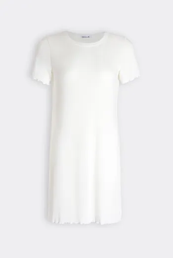 Рубашка ночная из трикотажа MALLOW 8120/310 Giulia (milk), белый Рубашка ночная из трикотажа MALLOW 8120/310 Giulia (milk), белый
