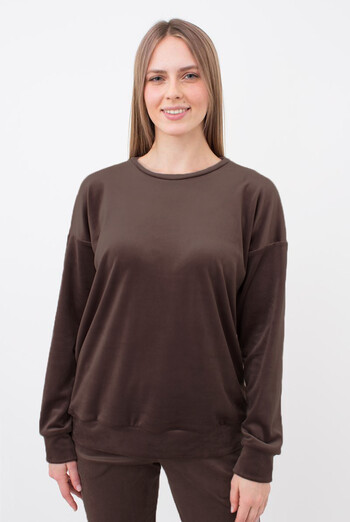 Свитшот женский SOFT WINTER 4405/080 Giulia (brown), коричневый