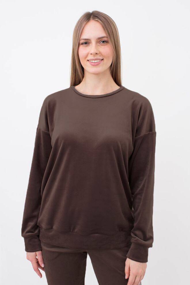 Свитшот женский SOFT WINTER 4405/080 Giulia (brown), коричневый