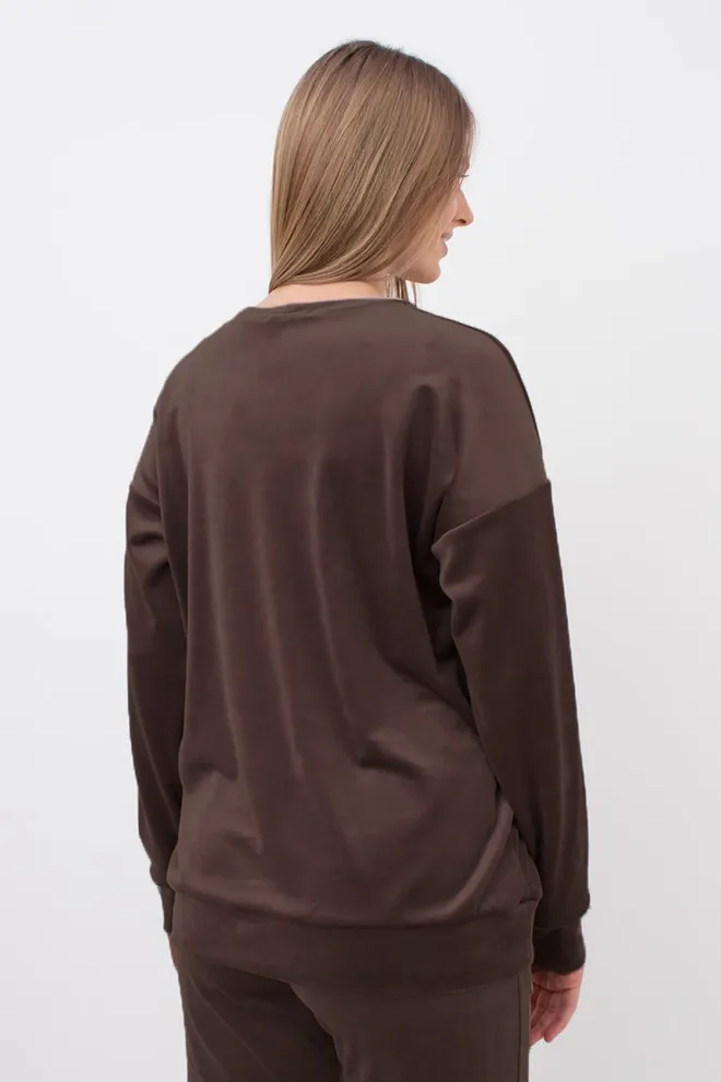 Світшот жіночий SOFT WINTER 4405/080 Giulia (brown), коричневий