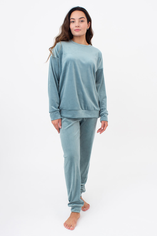 Свитшот женский SOFT WINTER 4405/080 Giulia (mint), зеленый