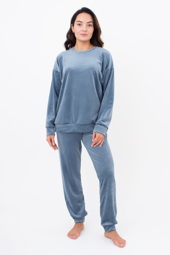 Свитшот женский SOFT WINTER 4405/080 Giulia (smoky blue), голубой