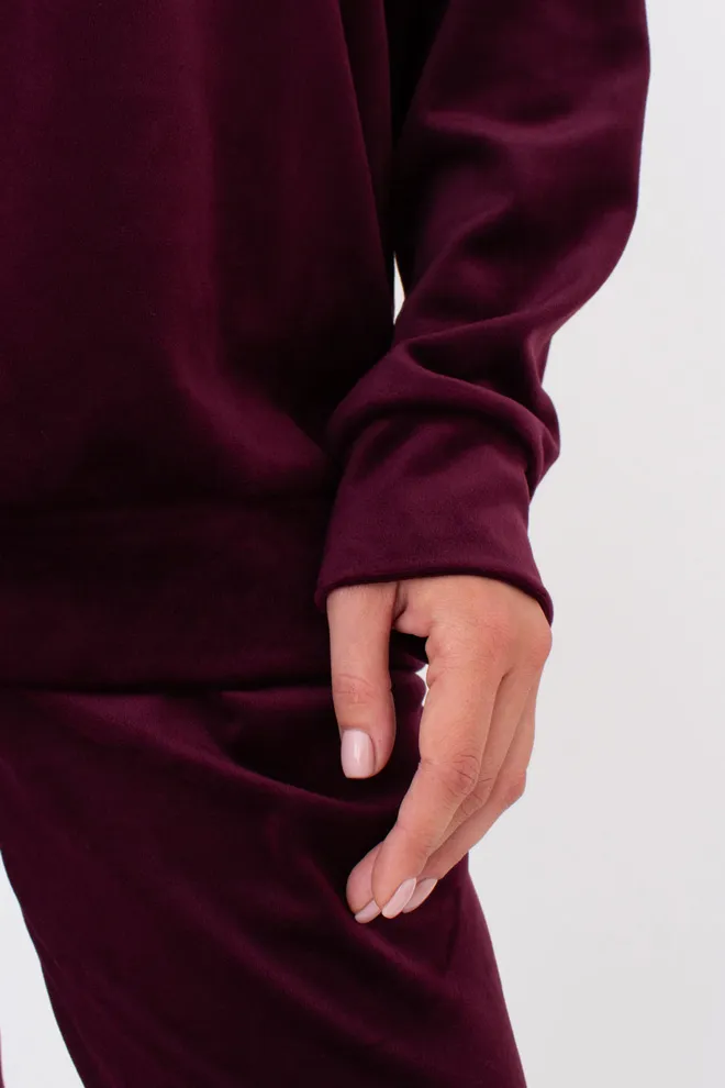 Світшот жіночий SOFT WINTER 4405/080 Giulia (winery), бордовий