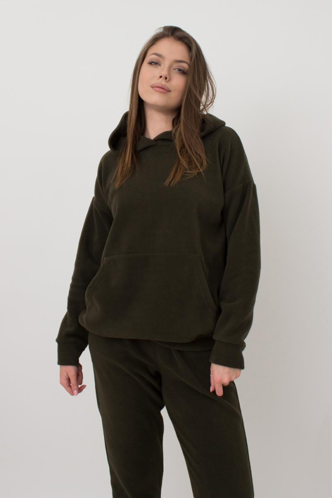Жіночий спортивний костюм худі та штани Street Style 5801/210 Giulia (khaki)