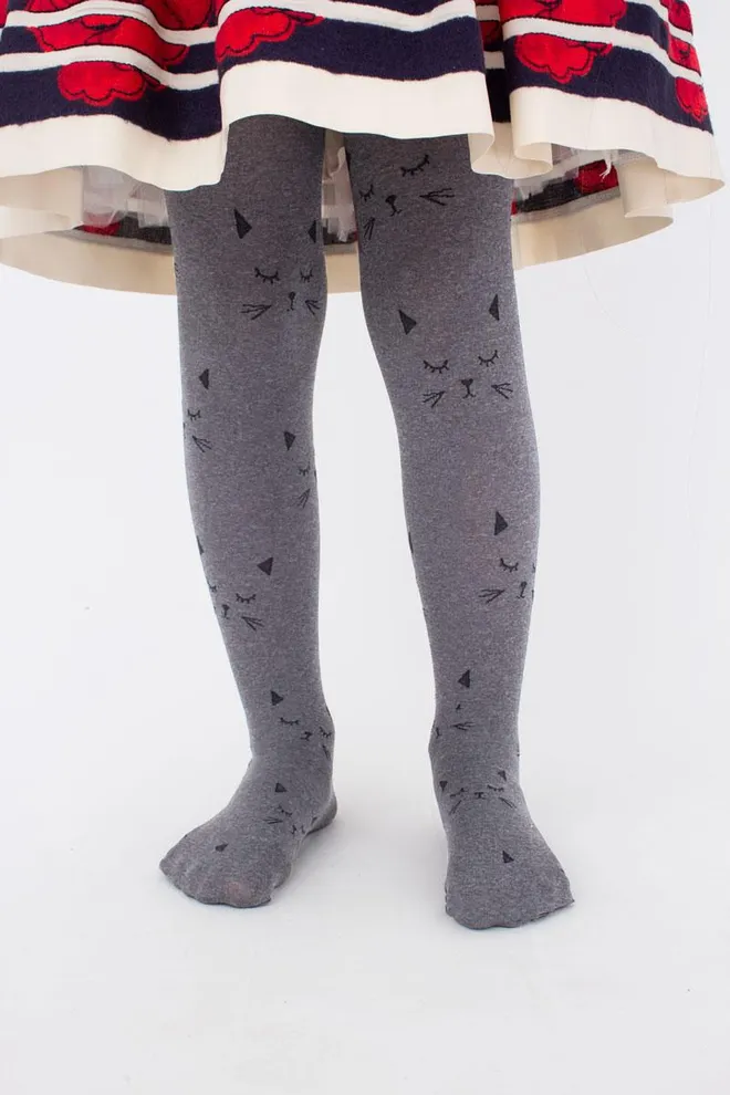 Детские колготки с рисунком Abby 60 den model 3 Giulia (dark grey)