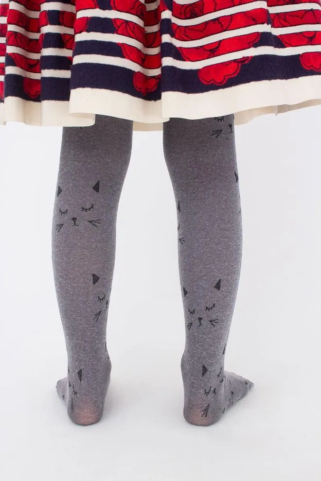 Детские колготки с рисунком Abby 60 den model 3 Giulia (dark grey)