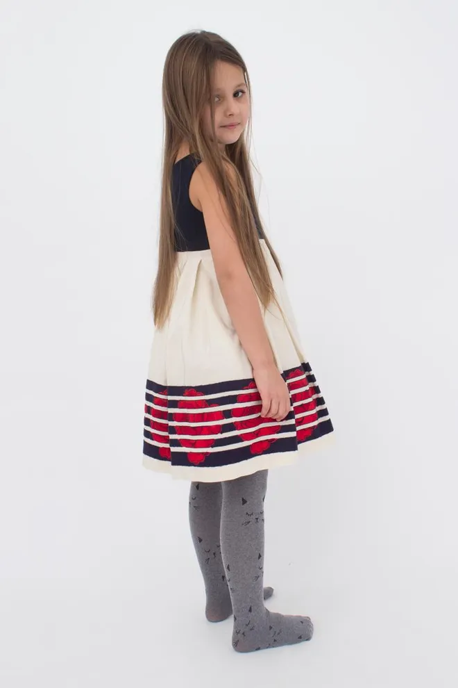 Детские колготки с рисунком Abby 60 den model 3 Giulia (light gray)