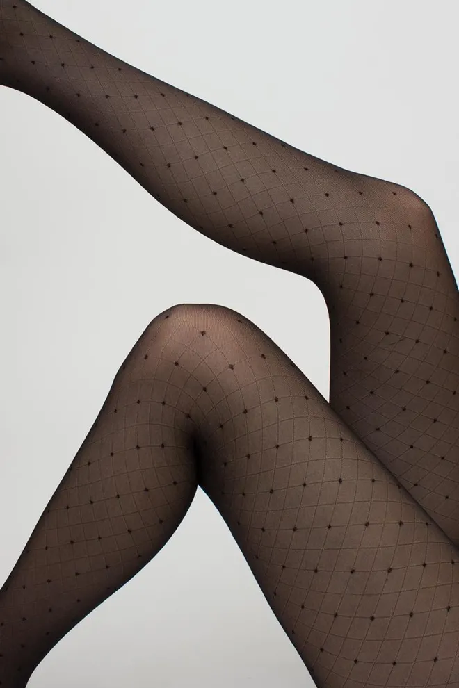 Колготки с имитацией сетки Afina 40 den model 3 Giulia (nero)