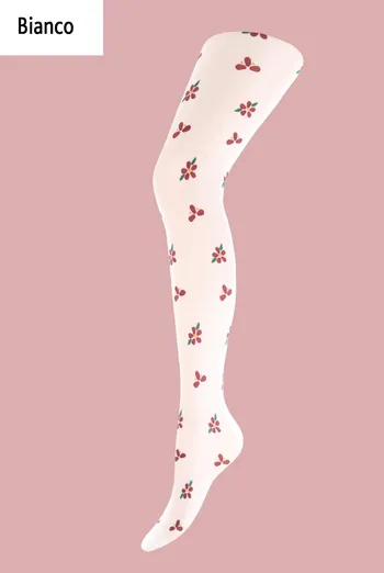 Дитячі колготки в квітку Alana 20 den model 1 Giulia (bianco)