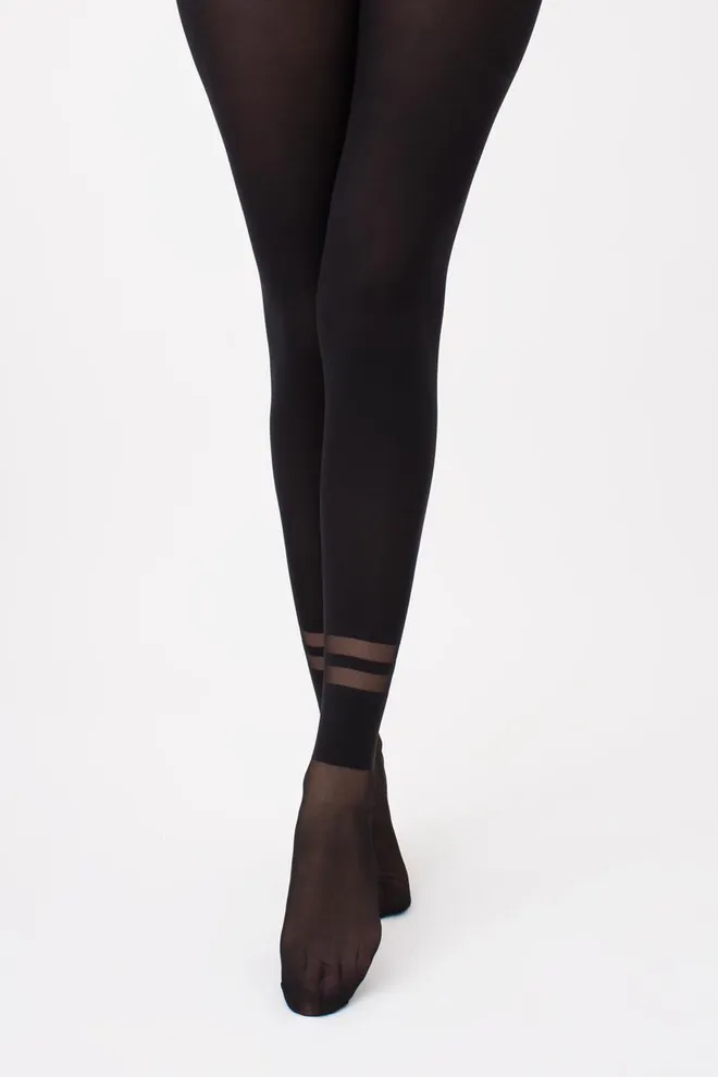 Колготки з геометричним малюнком Alike 40 den model 1 Giulia (nero)