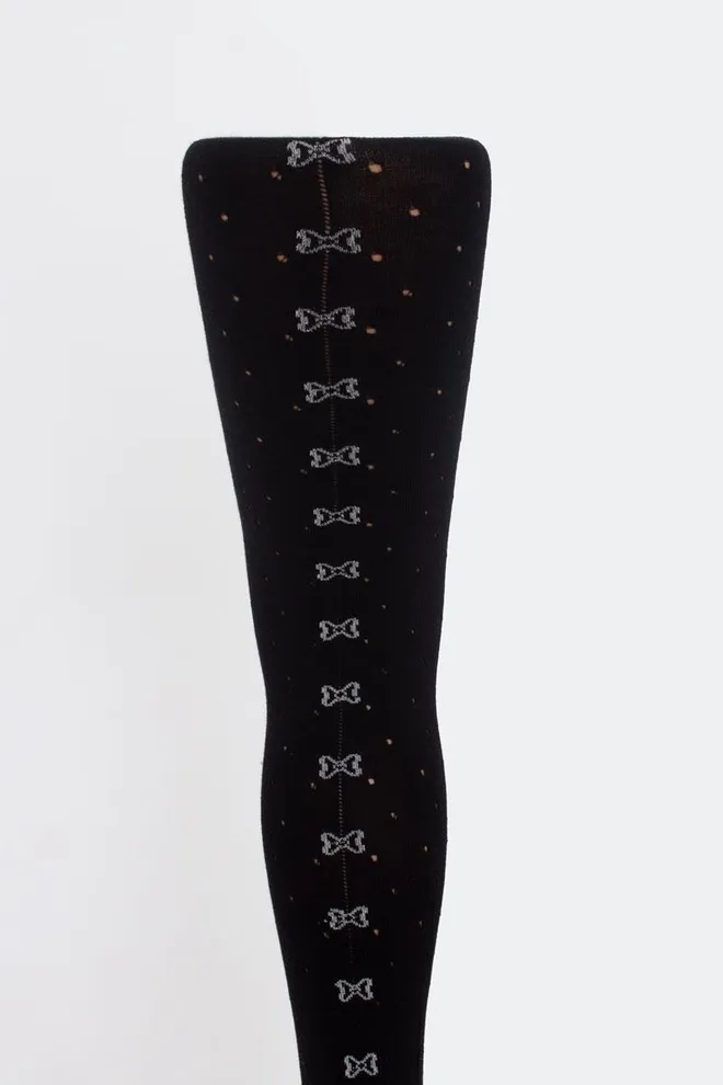 Дитячі колготки з бантиками Alisa model 1 Giulia (nero)