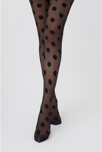 Колготки в горох Amalia 20 den model 12 Giulia (nero), чорний Колготки в горох Amalia 20 den model 12 Giulia (nero), чорний