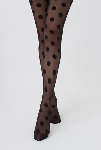 Колготки в горох Amalia 20 den model 12 Giulia (nero), чорний Колготки в горох Amalia 20 den model 12 Giulia (nero), чорний
