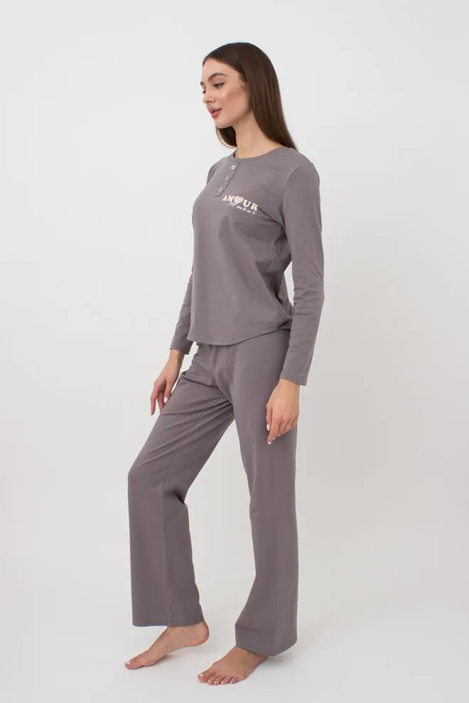 Пижама женская со штанами Amour 5334/010 Giulia (grey)