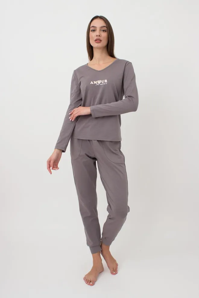 Пижама женская со штанами Amour 5335/010 Giulia (grey)