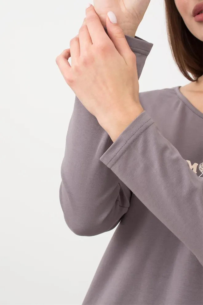 Пижама женская со штанами Amour 5335/010 Giulia (grey)