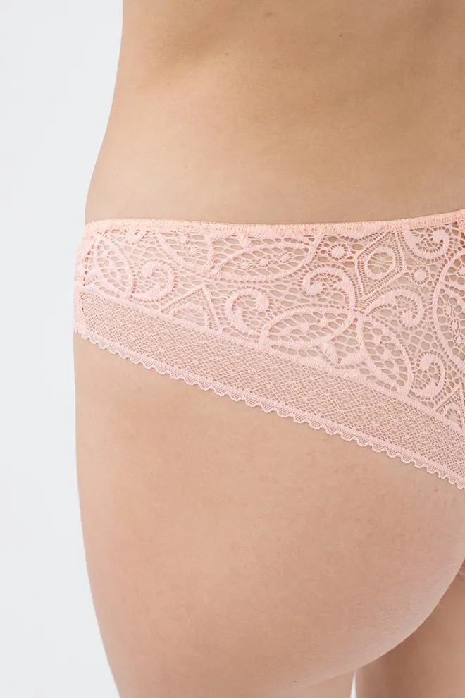 Жіночі труси бразиліана мереживні Adelina 2603/31 Giulia (tropical peach)
