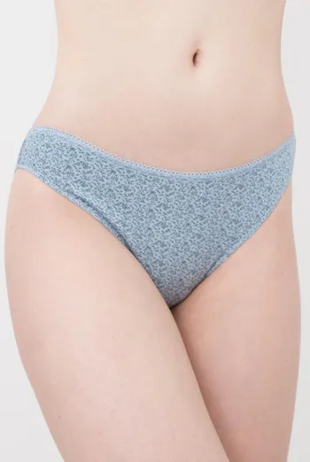 Трусики сліпи з бавовни Alanya 2314/60 Giulia  (print light gray)