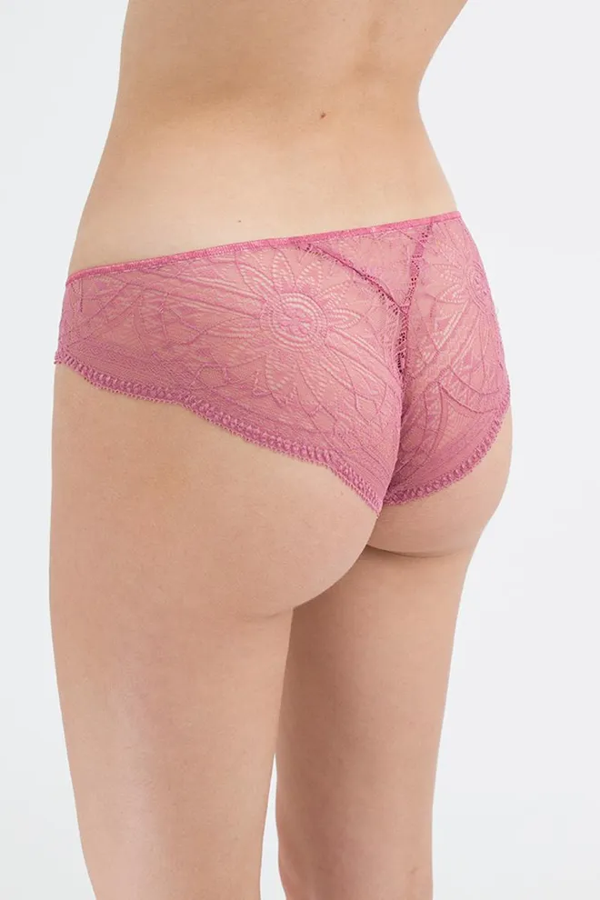 Женские трусы бразилиана кружевные Alba 2214/31 Giulia (heather rose)
