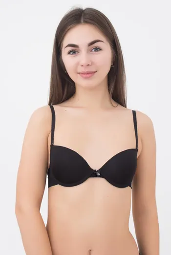 Бюстгальтер зі знімним пуш-апом Allegra 1143/20 Giulia (black), чорний