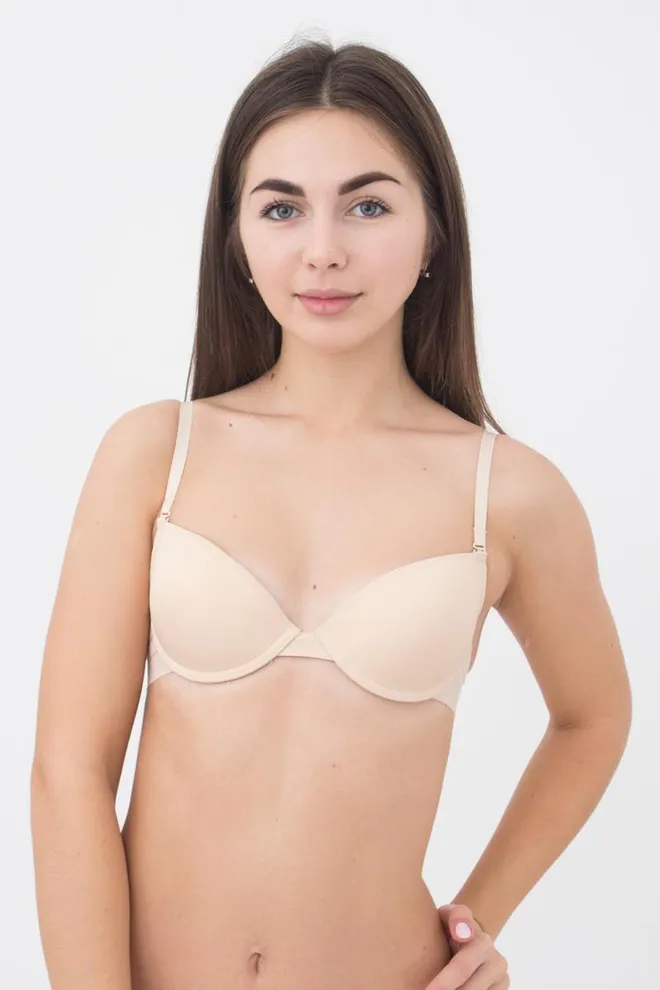 Бюстгальтер зі знімним пуш-апом Allegra 1143/20 Giulia (beige), бежевий